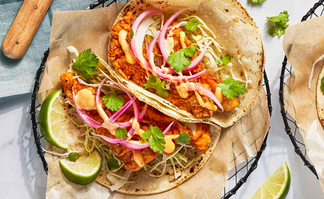 Faida Fiery Fish Tacos